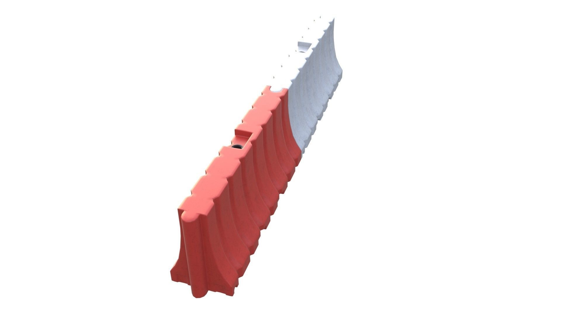 NYC Road safety barrier V01 3D model_20