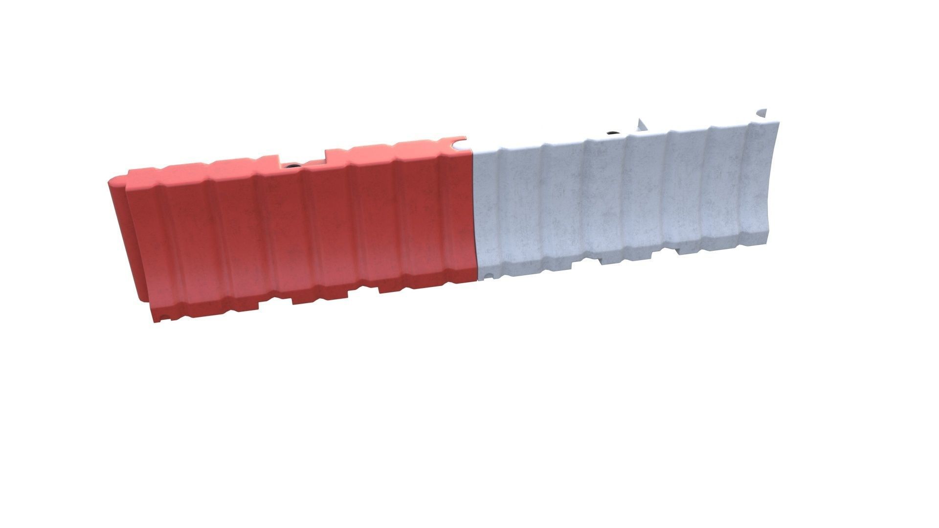 NYC Road safety barrier V01 3D model_25