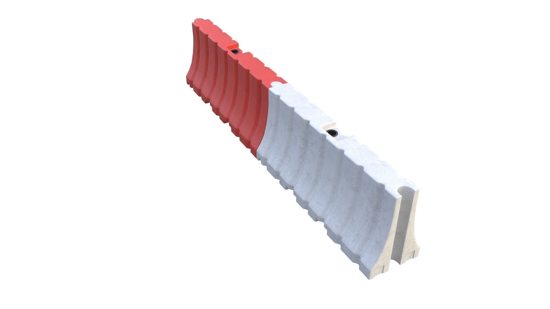 NYC Road safety barrier V01 3D model_31