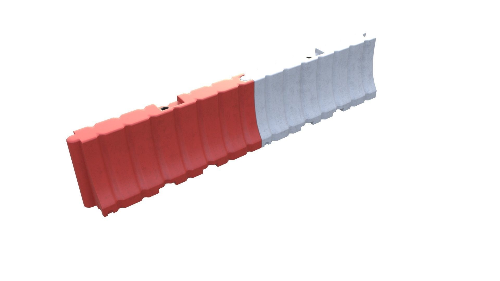 NYC Road safety barrier V01 3D model_23