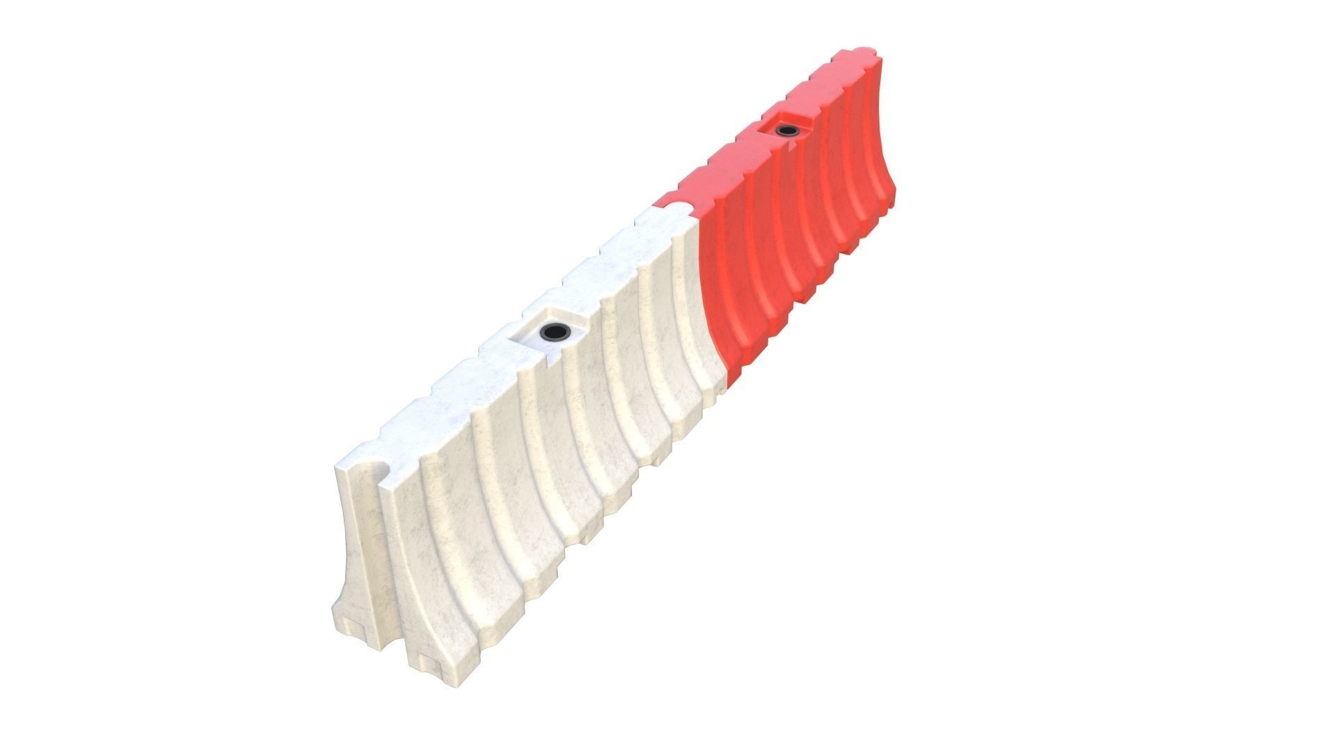 NYC Road safety barrier V01 3D model_36