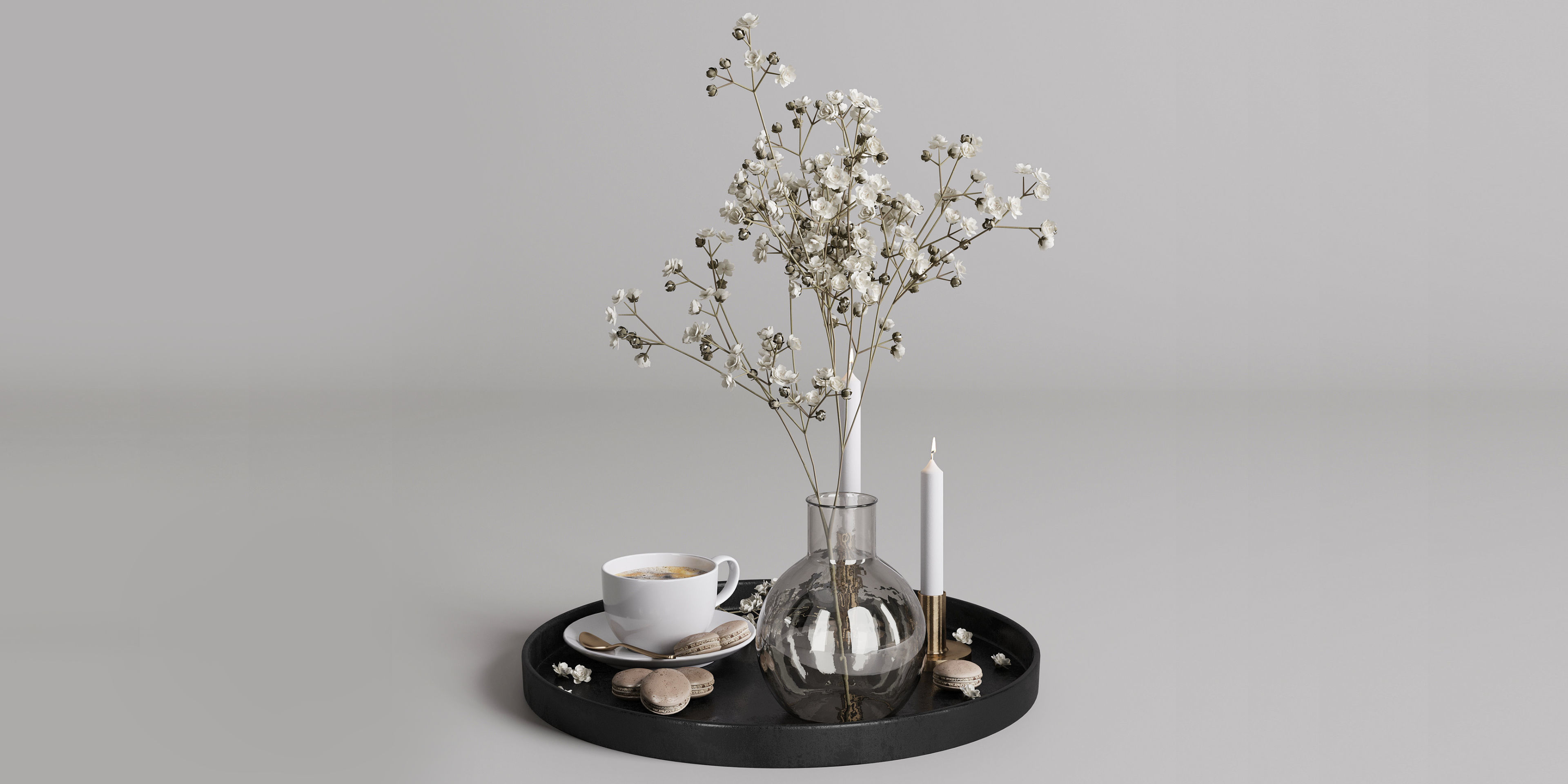 Coffee set 02 3D model_19