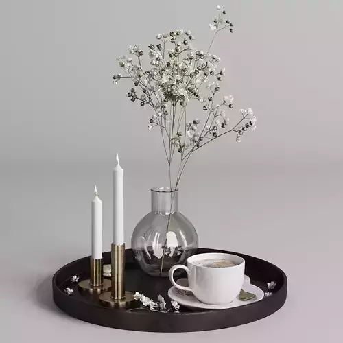 Coffee set 02 3D model