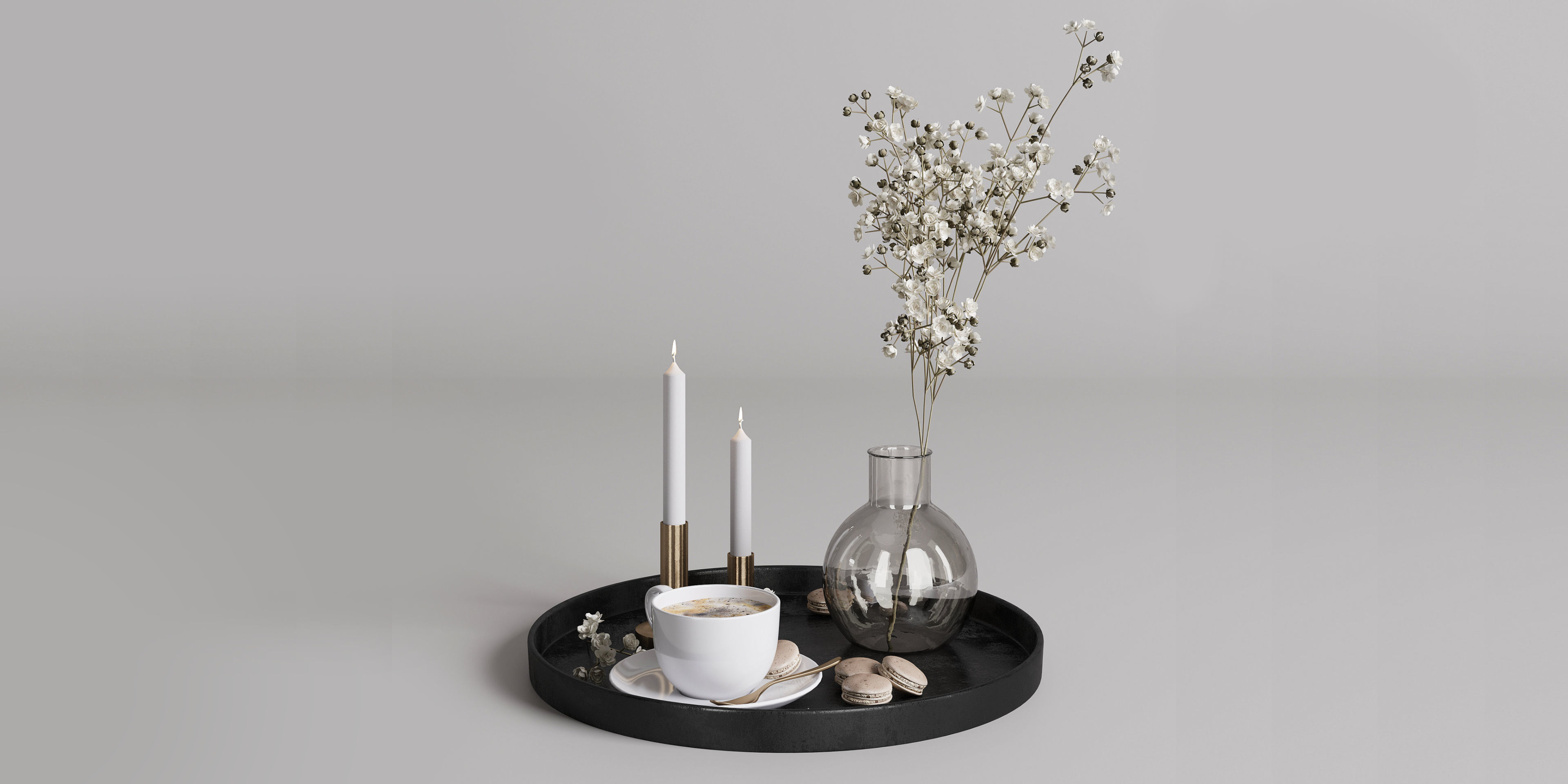 Coffee set 02 3D model_16