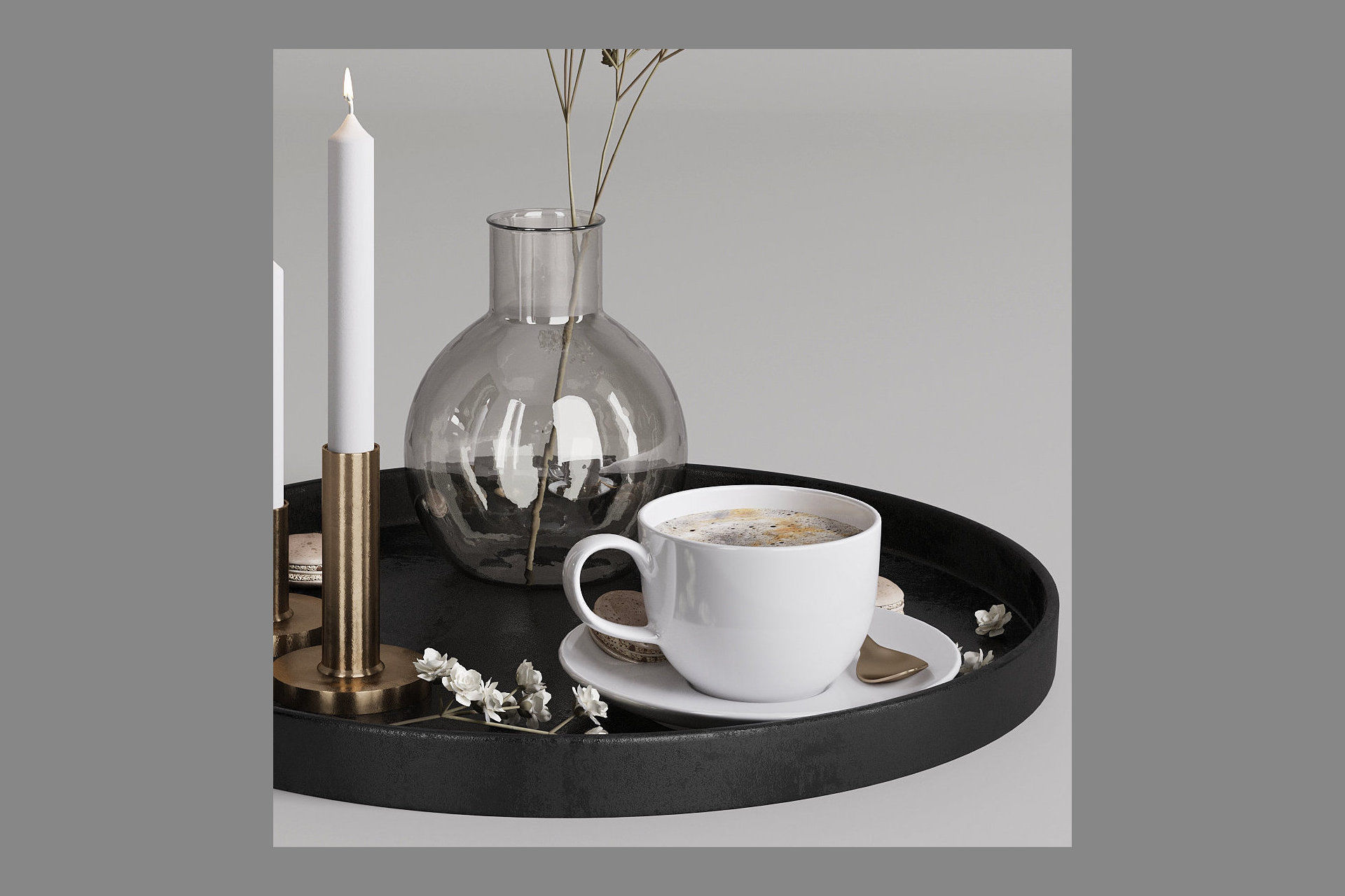 Coffee set 02 3D model_22