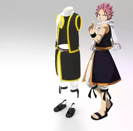 3D Natsu Dragneel Clothes