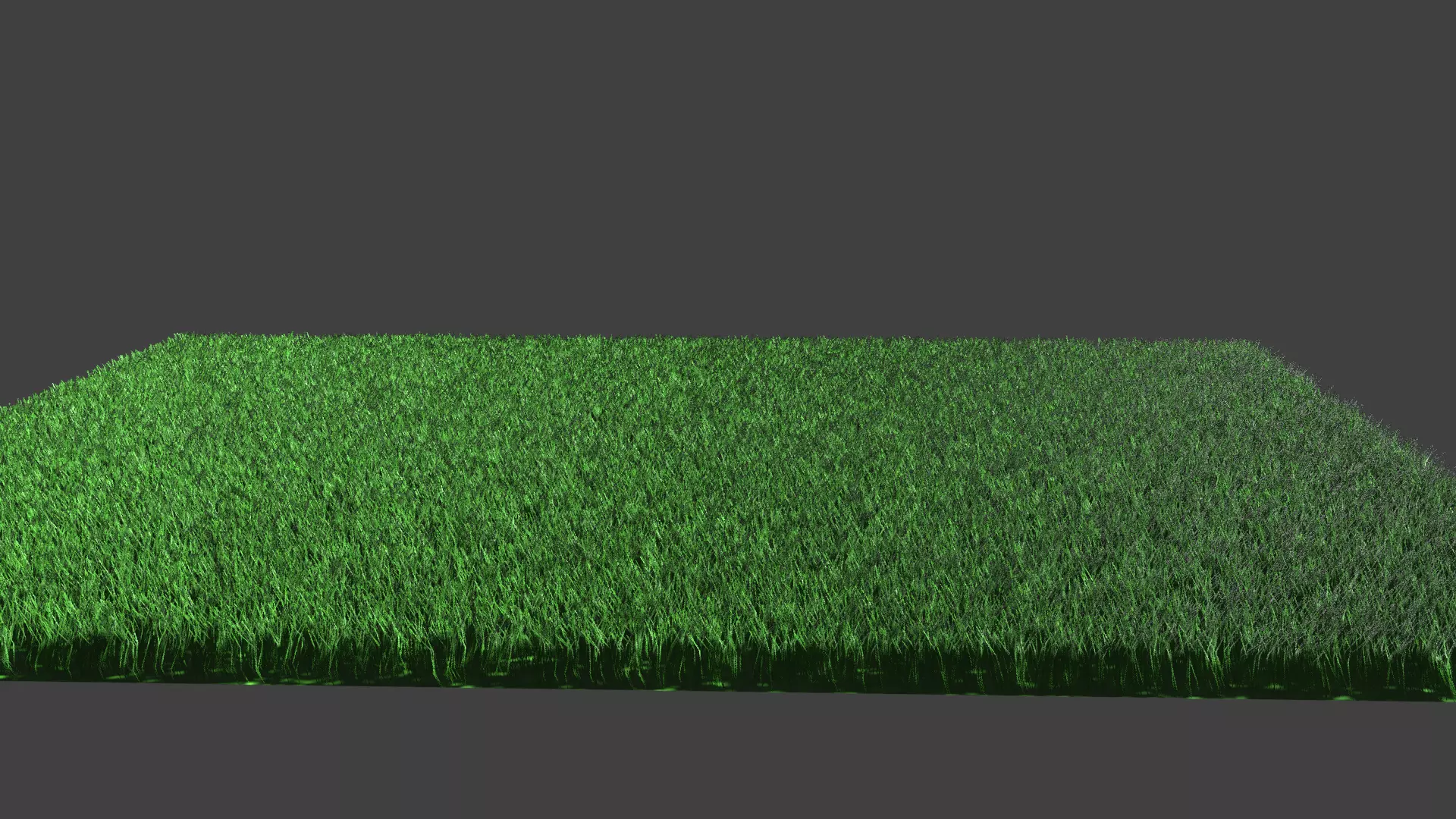 Grass ground Lawn Low-poly 3D model_0