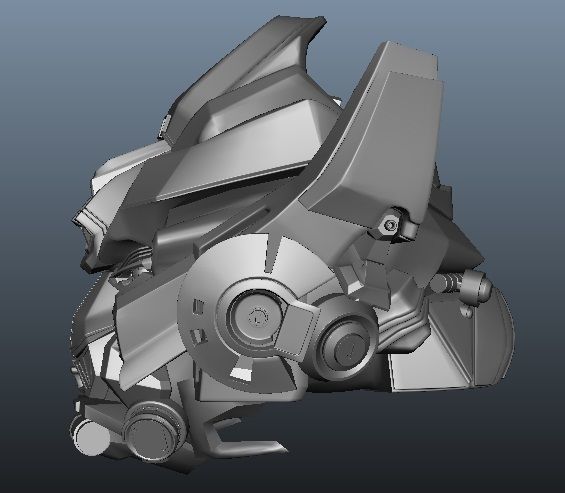 Transformers Head 3D model_5