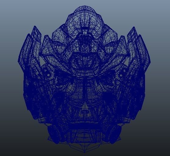 Transformers Head 3D model_3