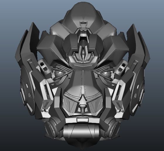 Transformers Head 3D model_1