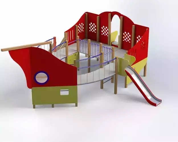 Playground ship BRIG