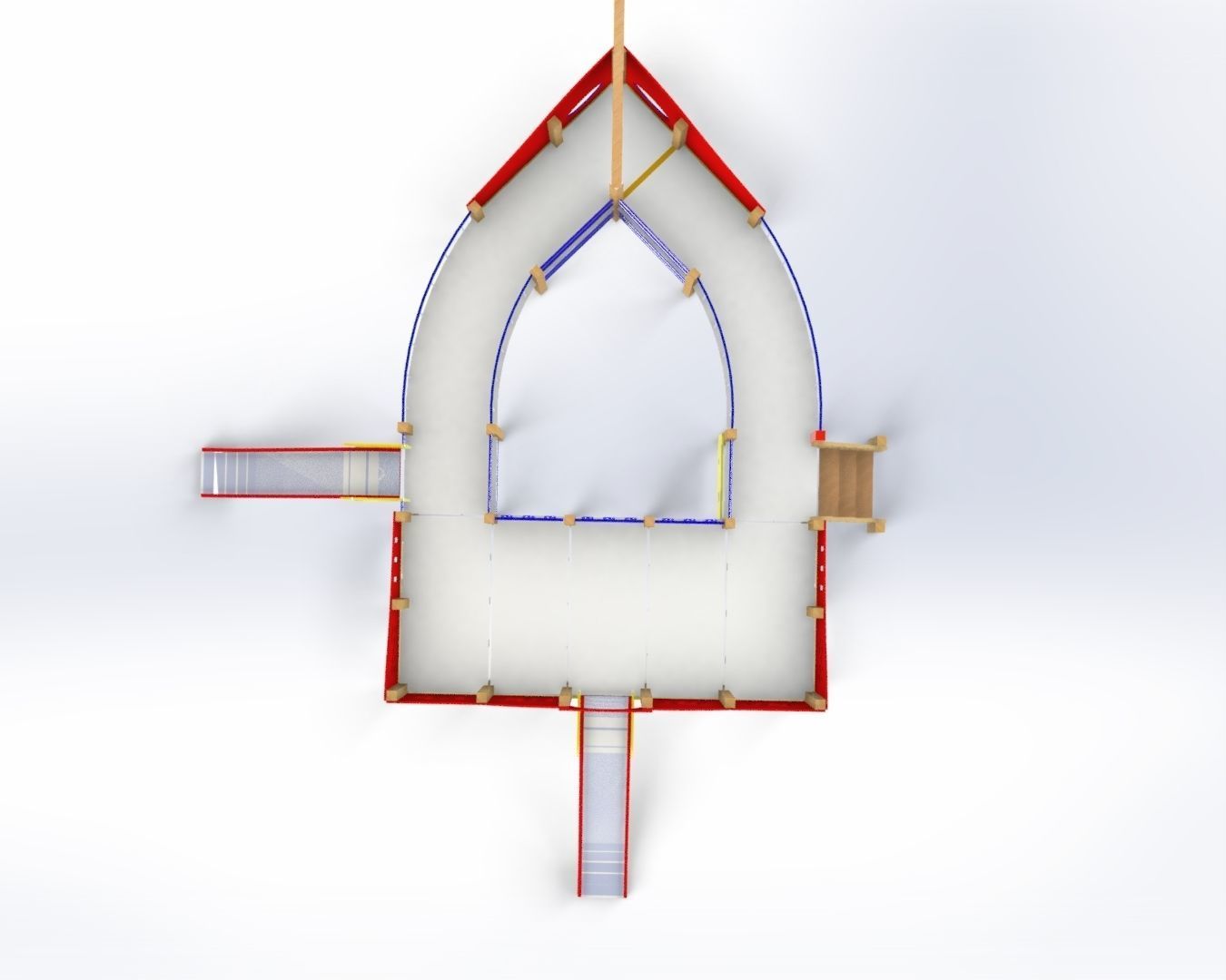 Playground ship BRIG 3D model_1