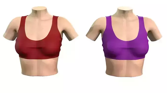 2 in 1 bra top on mannequin