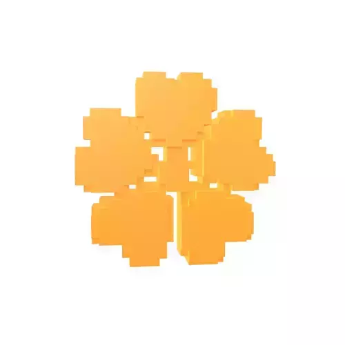 Pixel Flower Symbol v1 001