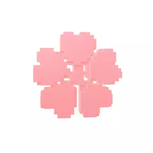 Pixel Flower Symbol v1 002