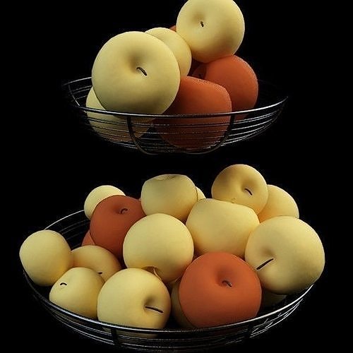fruit glass of tea Free 3D model