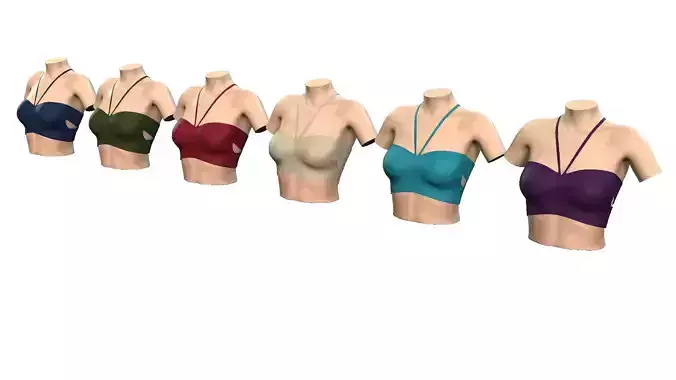 6 in 1 bikini top on mannequin