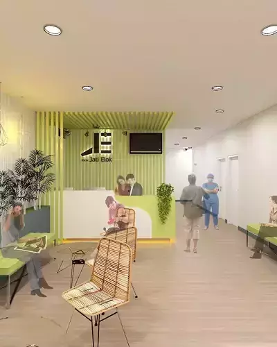 Clinic Interior and Exterior 3D model