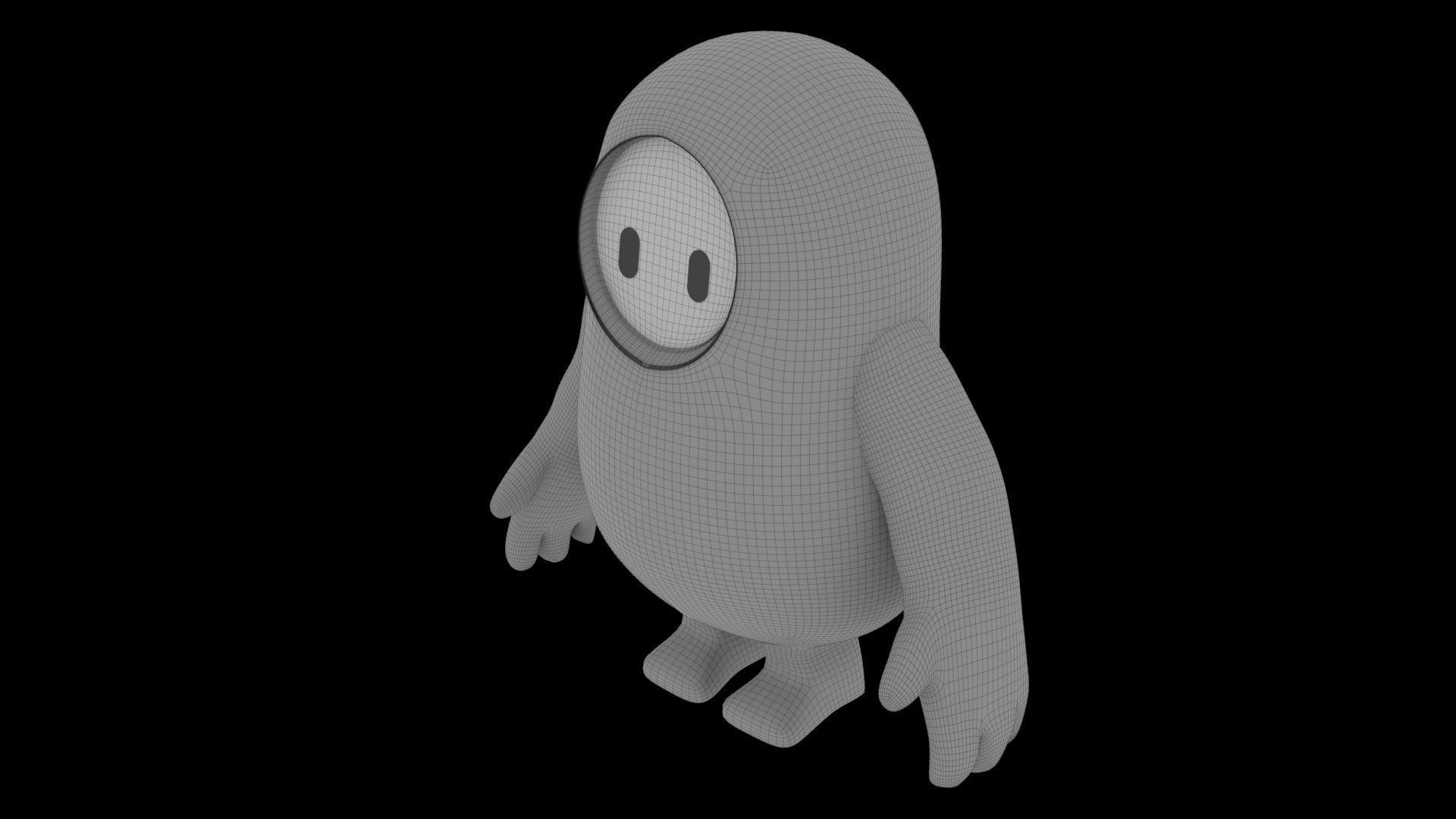 fall Guy 3D Model 3D model_5