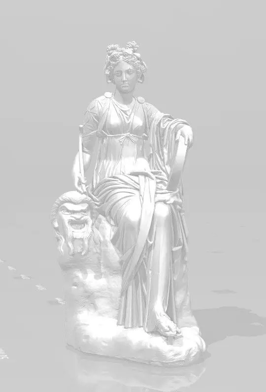 statue of greek goddess 3D print model