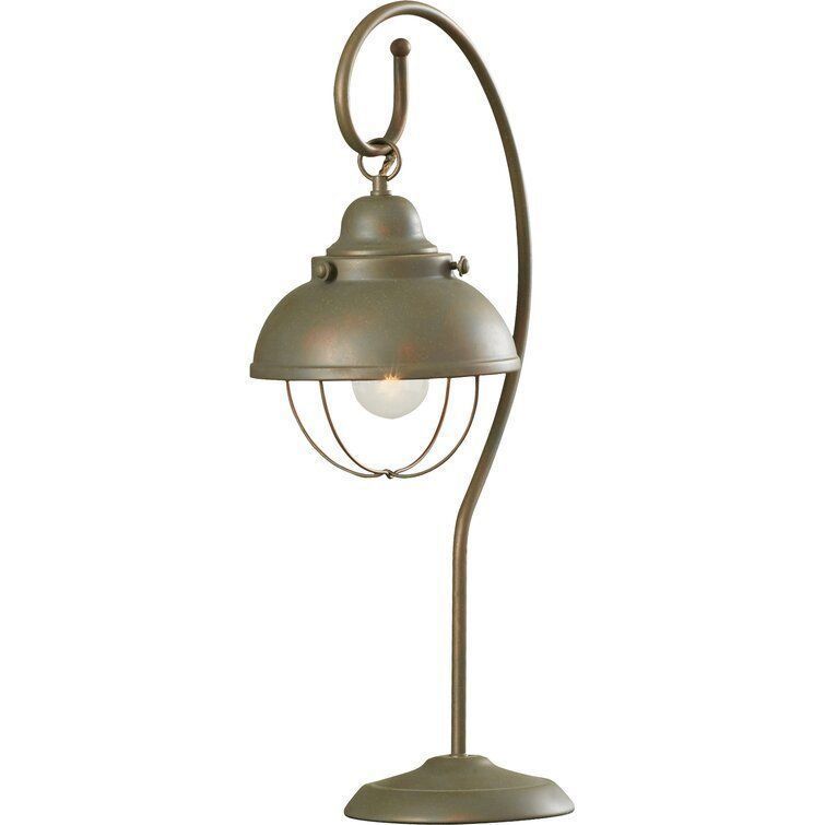 Wellfleet Mediaval Copper Arched Table Lamp Light 3D model_2