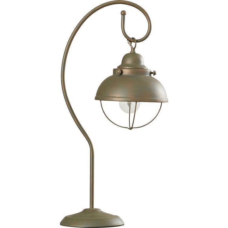 Wellfleet Mediaval Copper Arched Table Lamp Light 3D model_3
