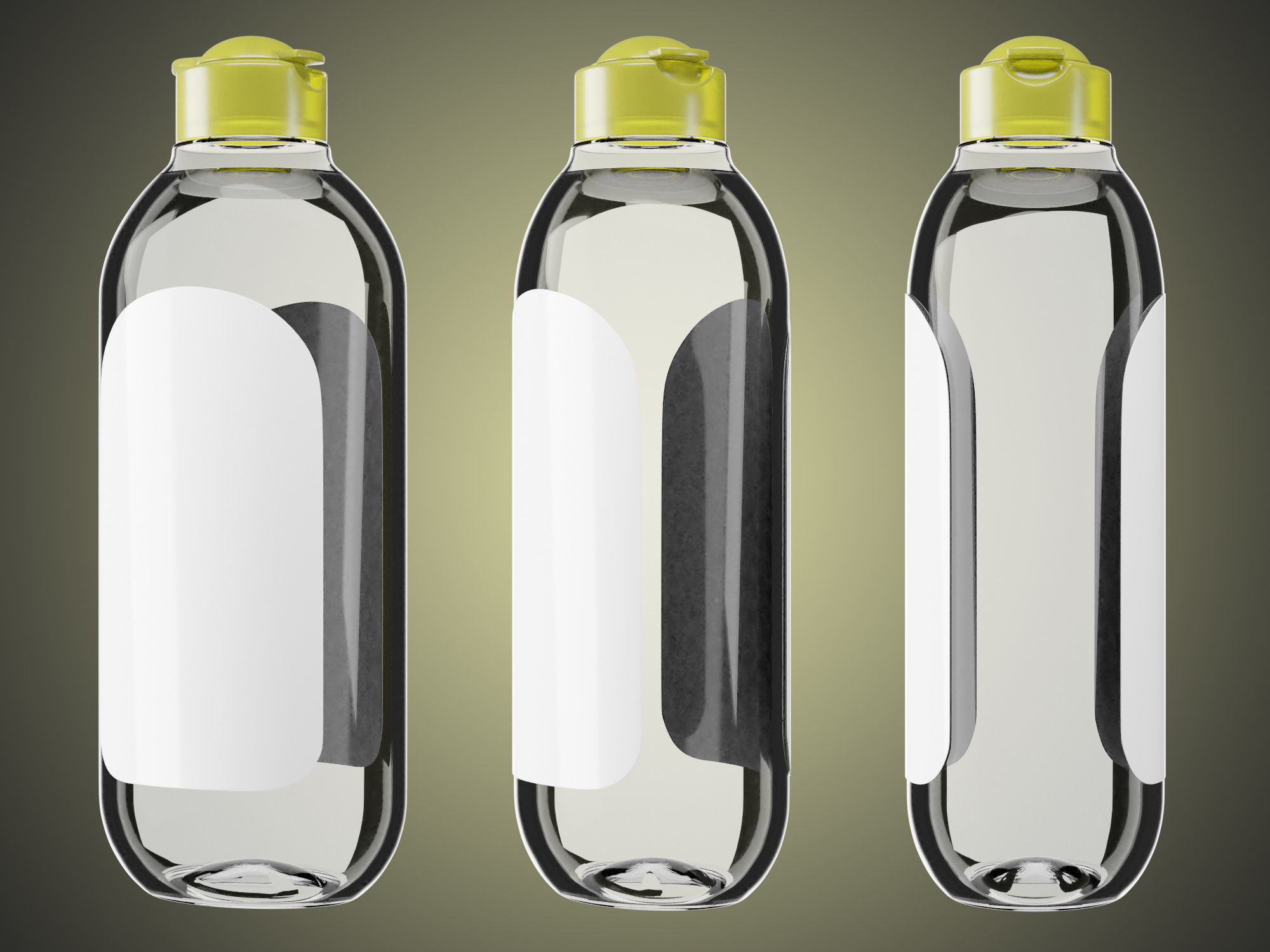 Realistic Cleansing Water Bottle Loreal 400ml 3D model_4