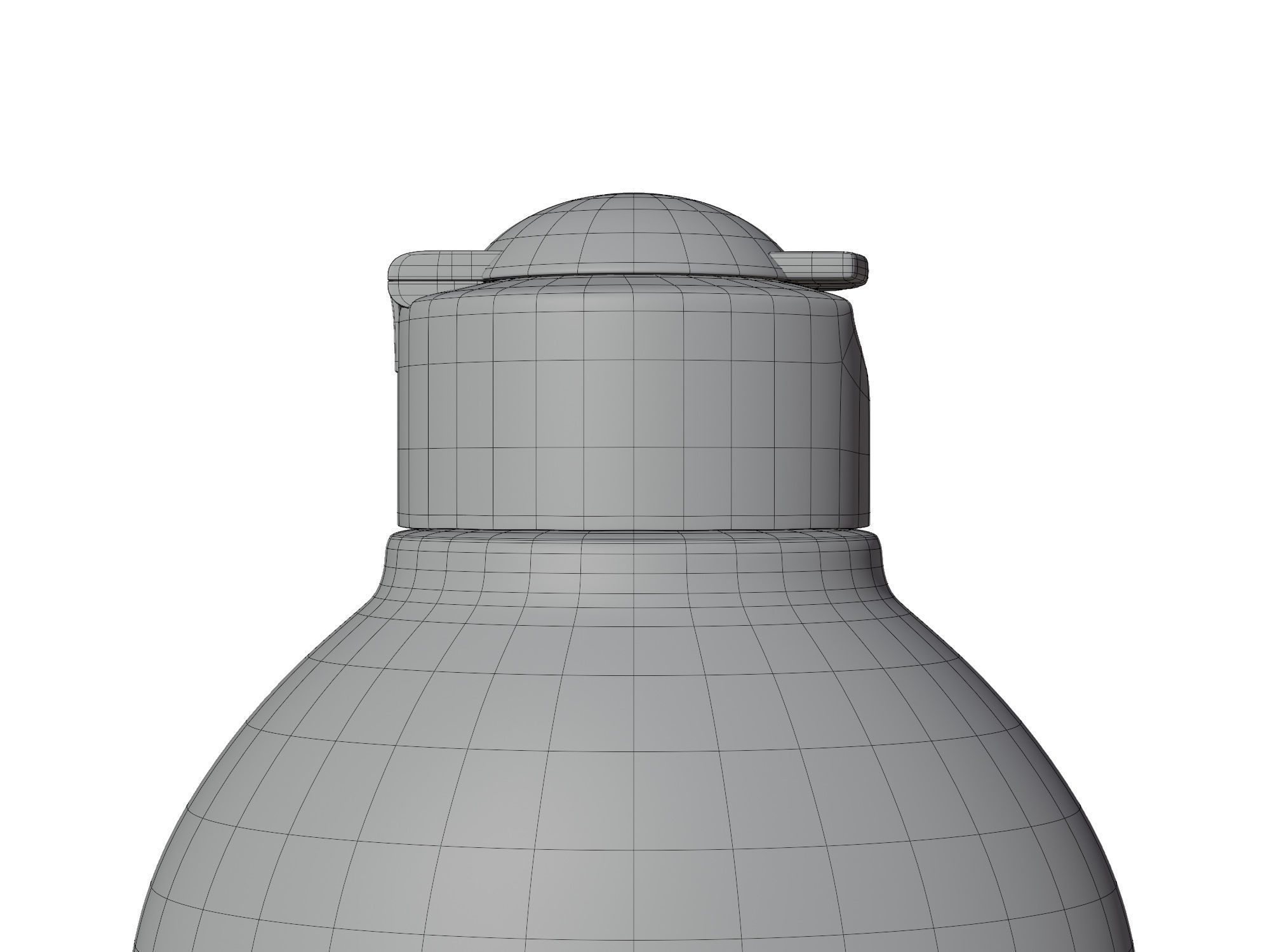 Realistic Cleansing Water Bottle Loreal 400ml 3D model_9