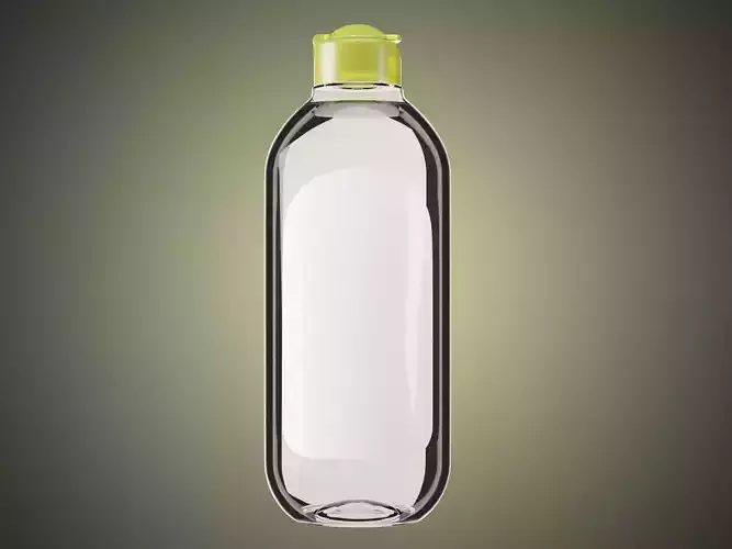 Realistic Cleansing Water Bottle Loreal 400ml 3D model