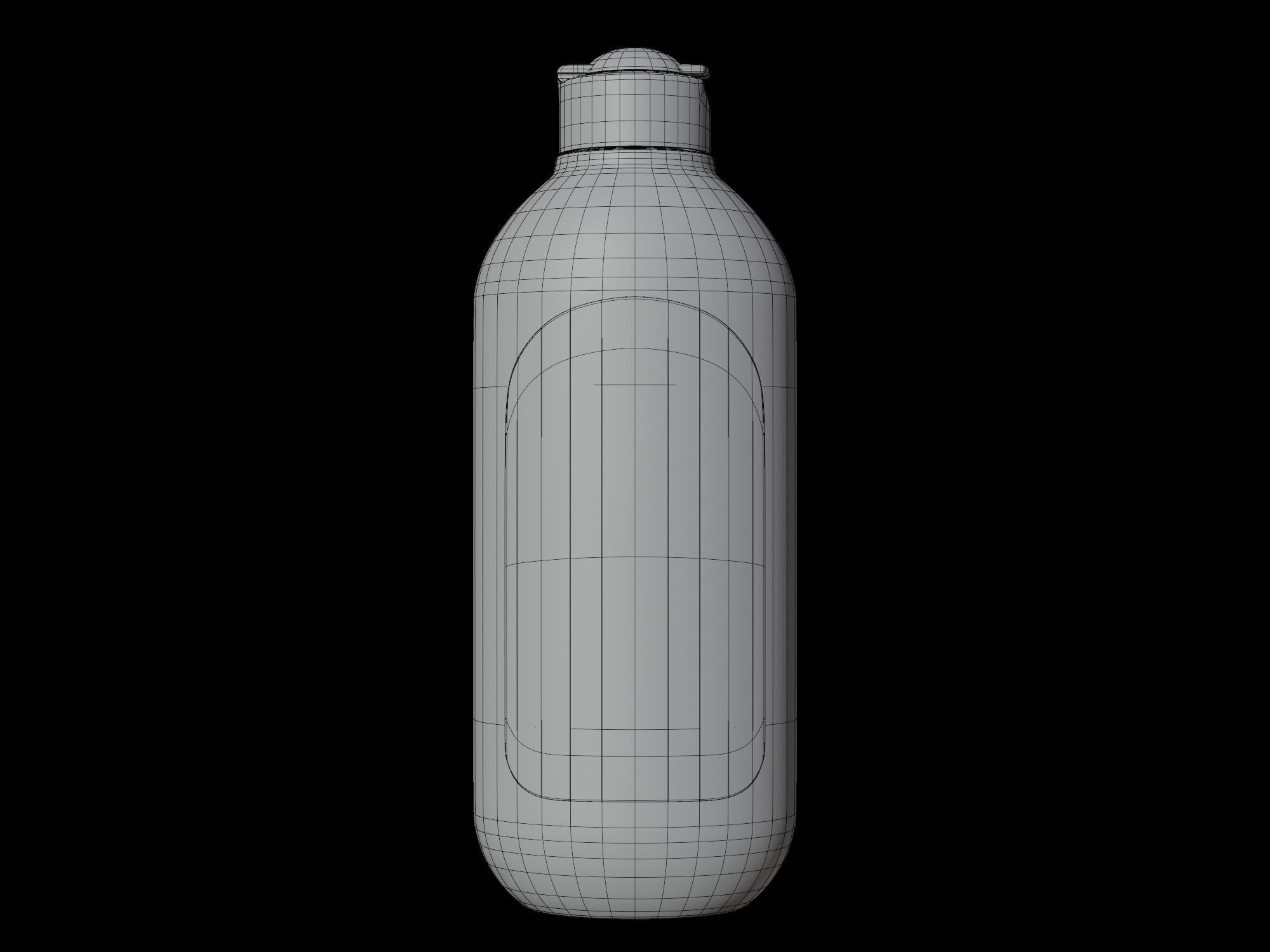 Realistic Cleansing Water Bottle Loreal 400ml 3D model_1