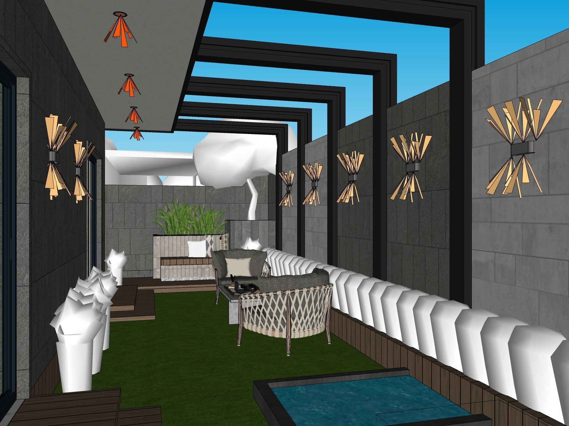 Exterior Render With Settings - Sketchup - Enscape 3D model_12