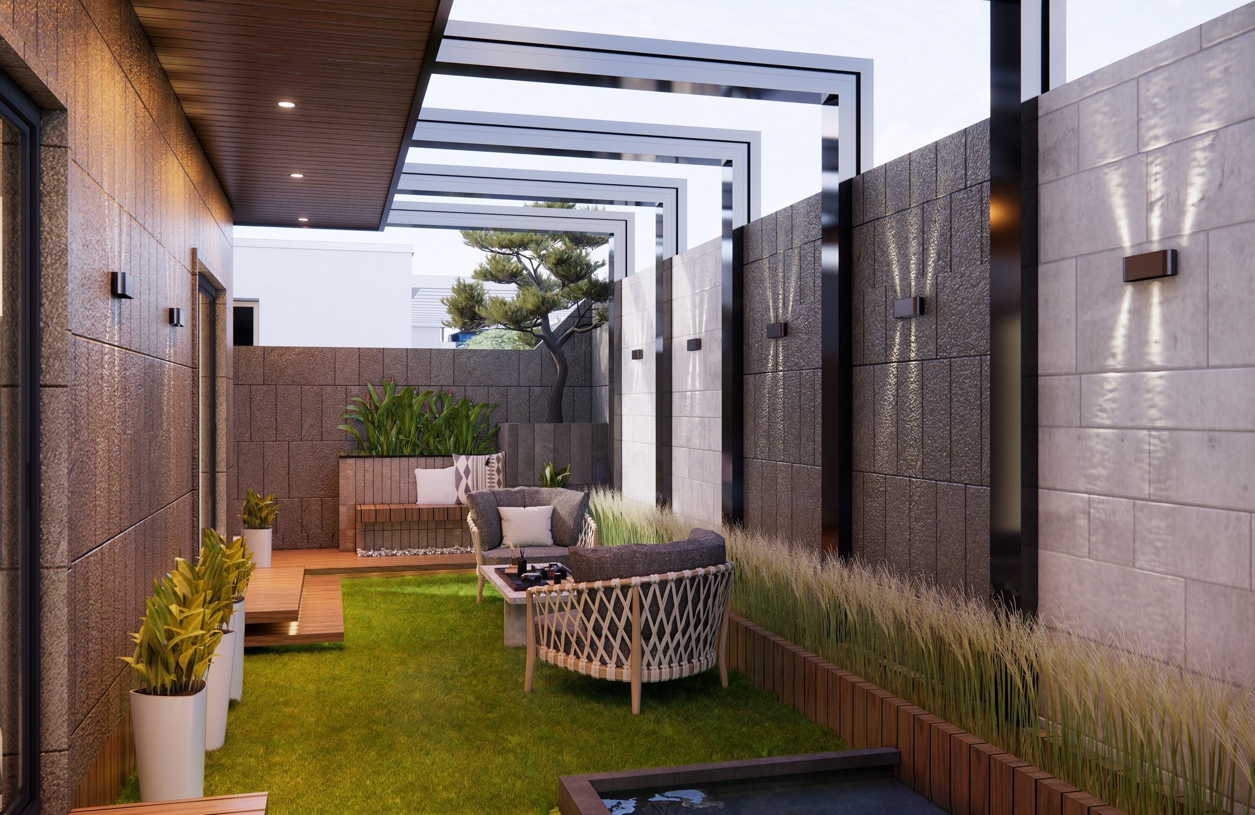 Exterior Render With Settings - Sketchup - Enscape 3D model_4