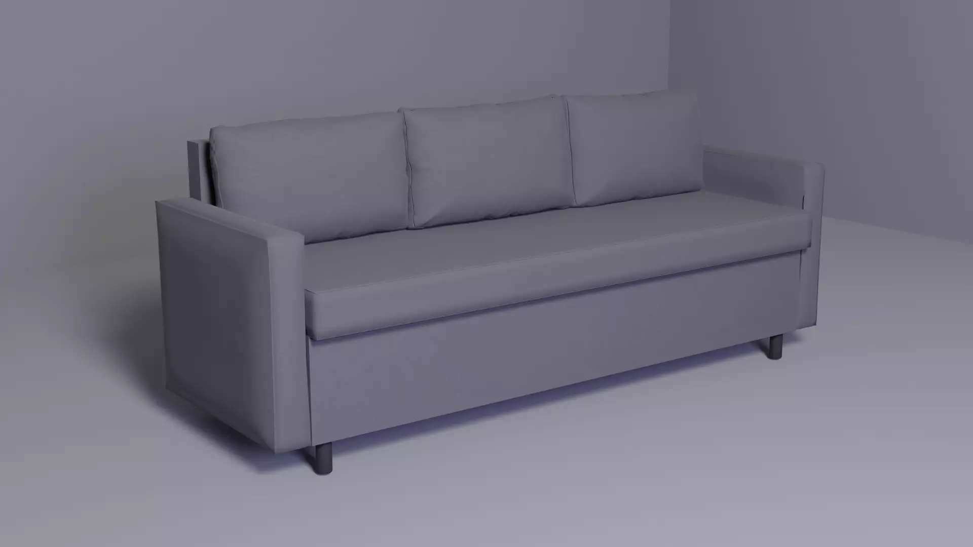 Couch - frihten 3D model 3D model_0