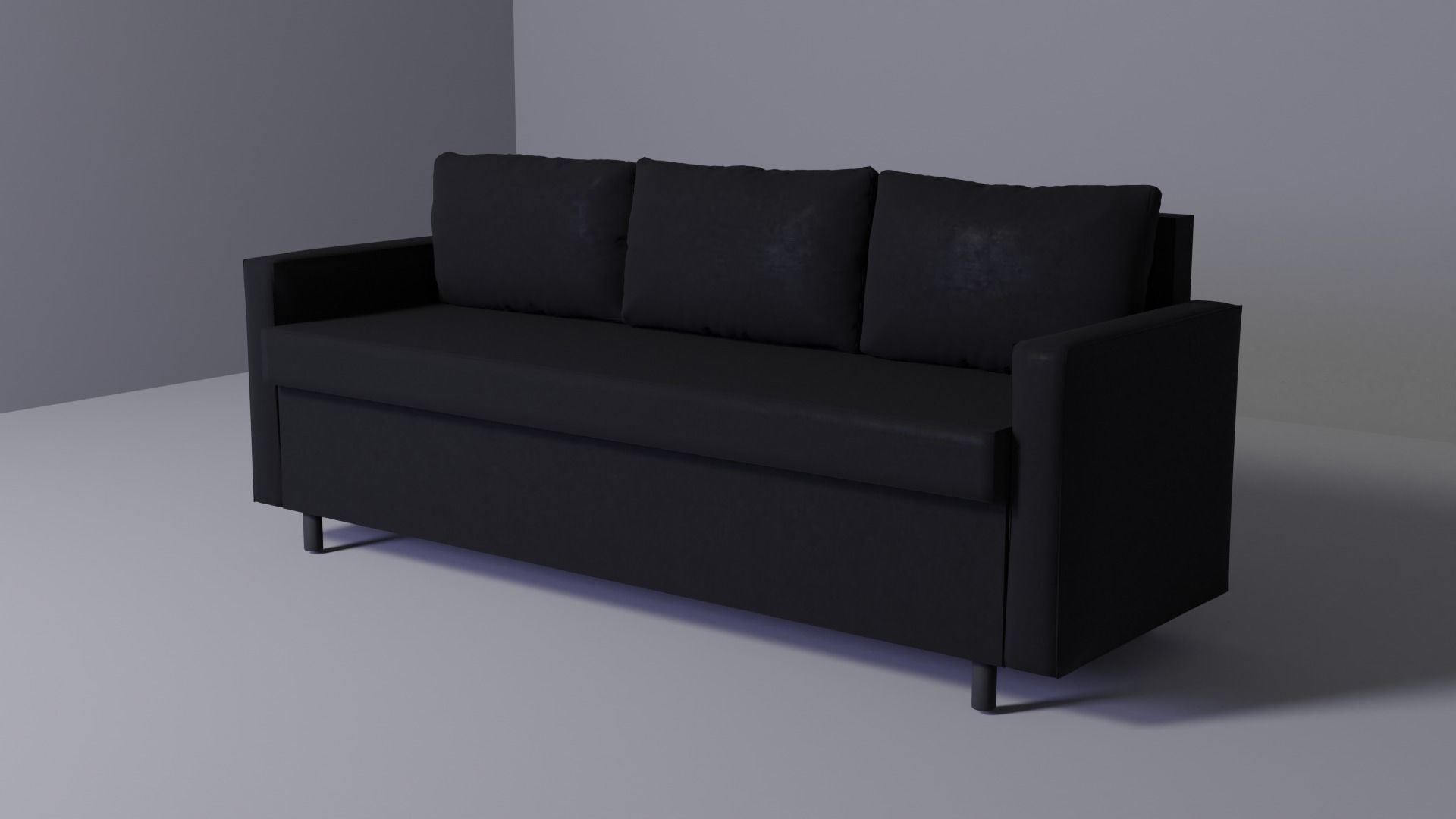 Couch - frihten 3D model 3D model_1