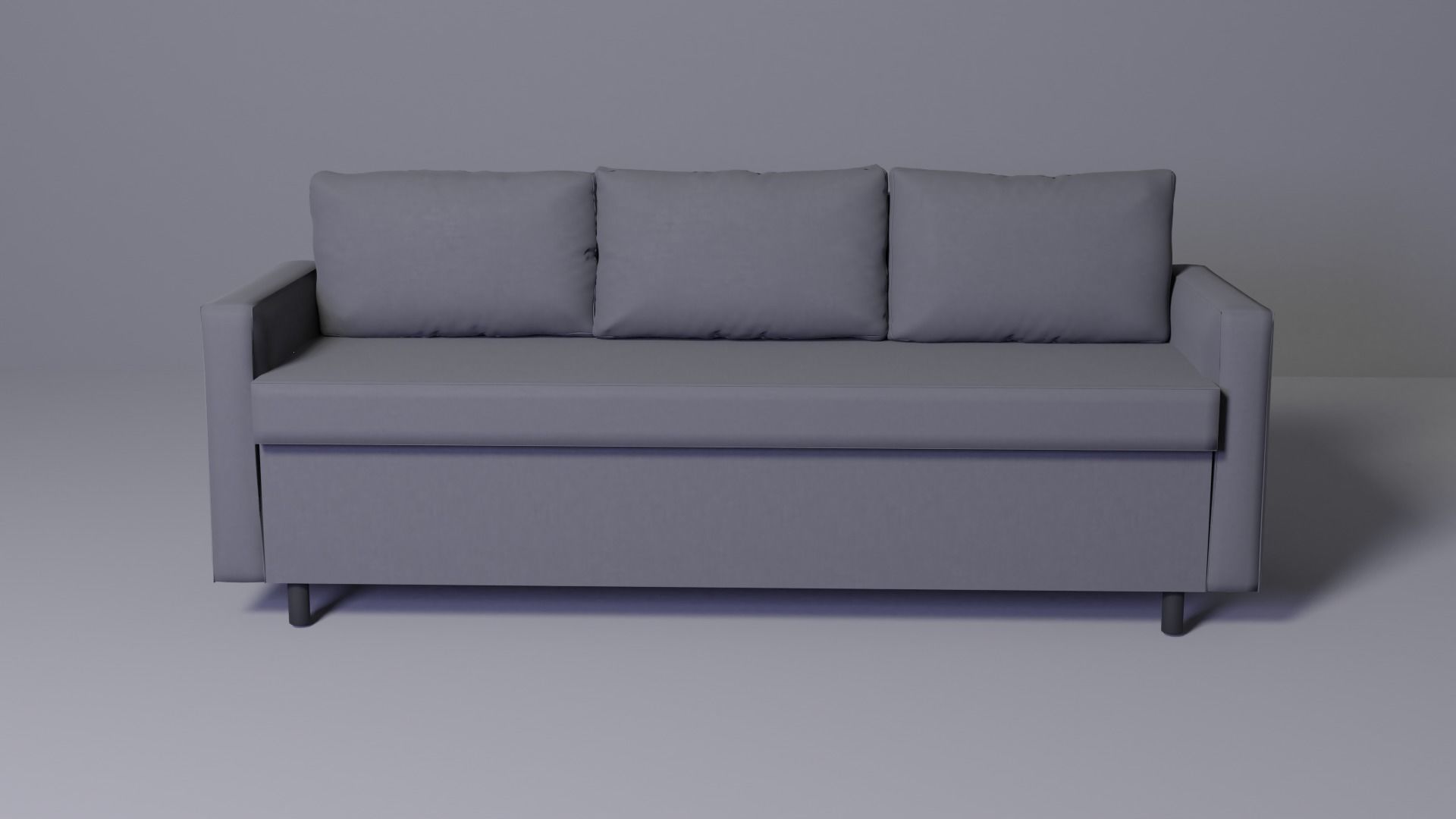 Couch - frihten 3D model 3D model_4