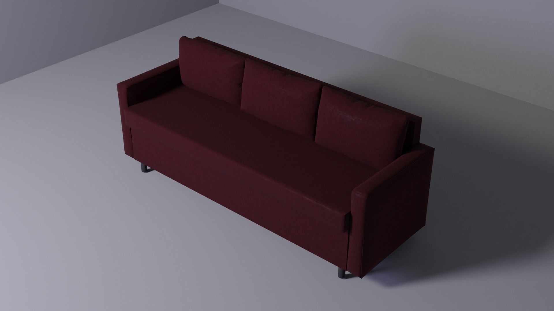 Couch - frihten 3D model 3D model_3