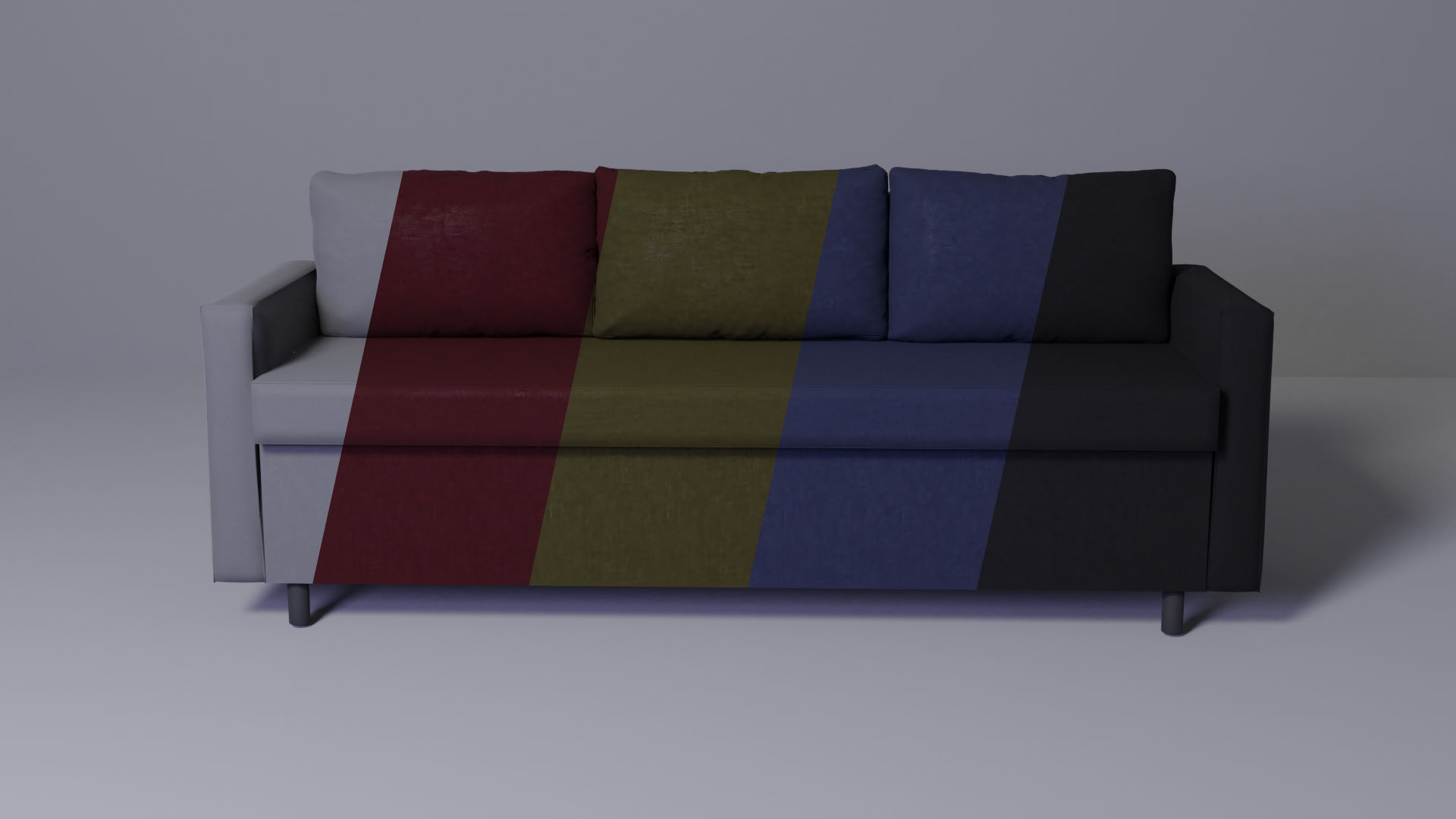 Couch - frihten 3D model 3D model_2