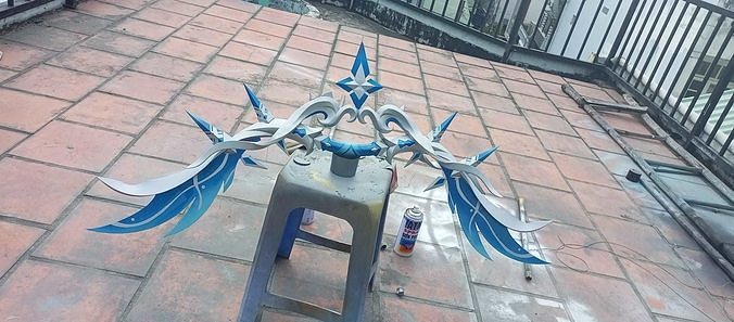 Genshin Impact Cosplay Polar Star print model 3D print model