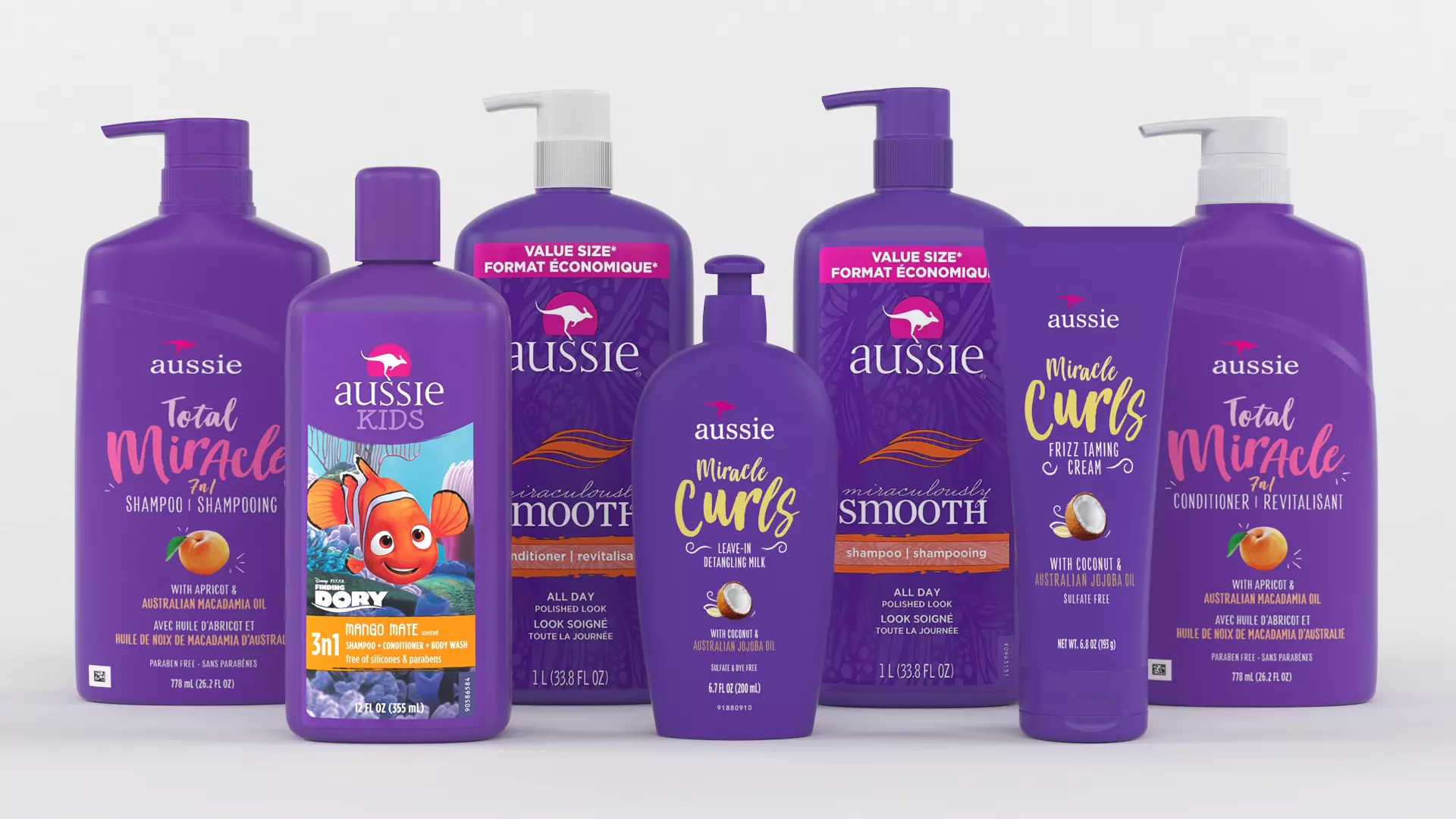 Aussie Shampoo Collection 3D model_0