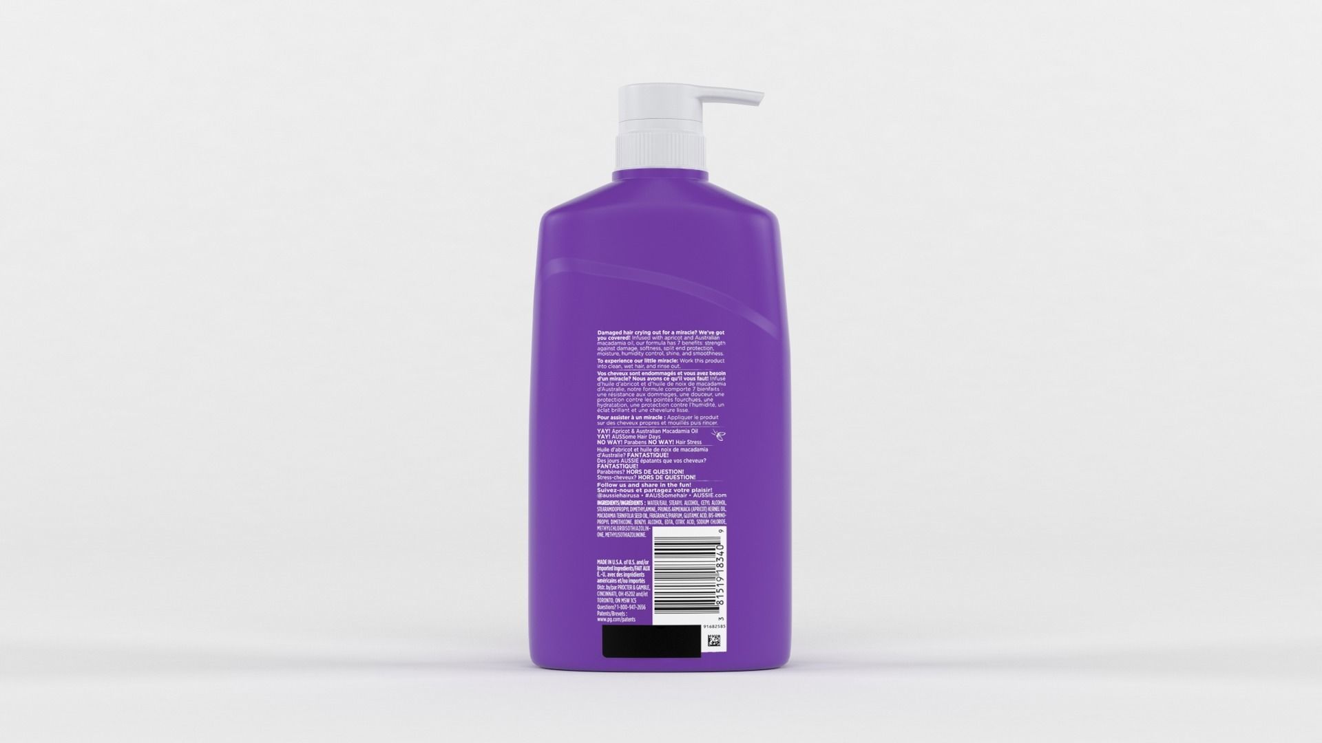 Aussie Shampoo Collection 3D model_11