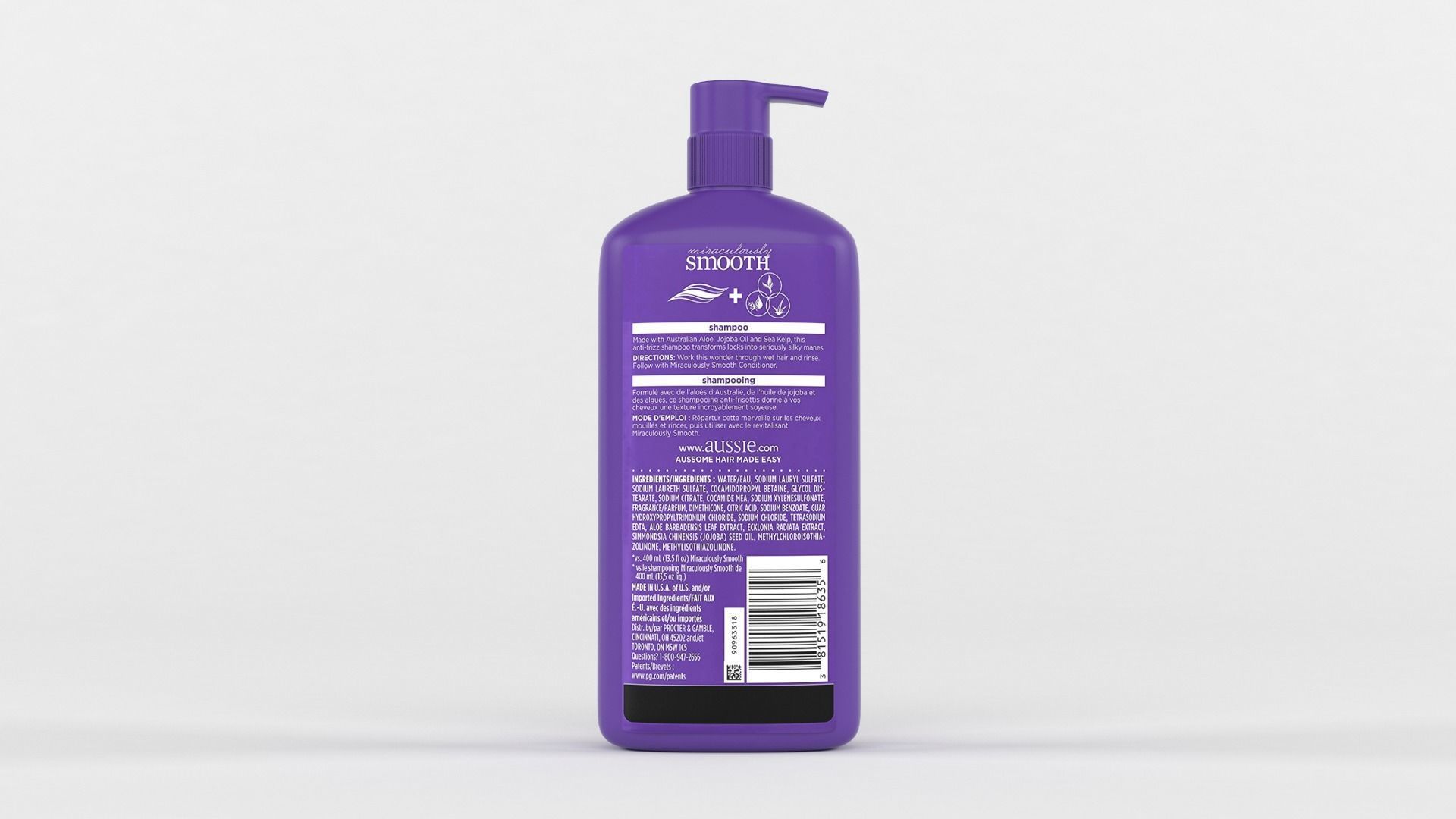 Aussie Shampoo Collection 3D model_8
