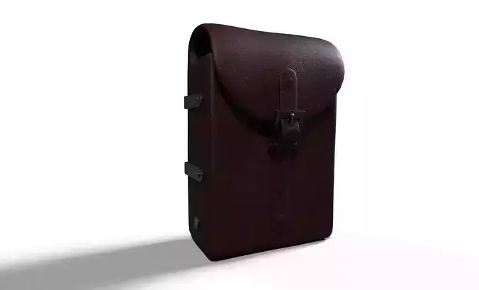 Bag 3D model leather case