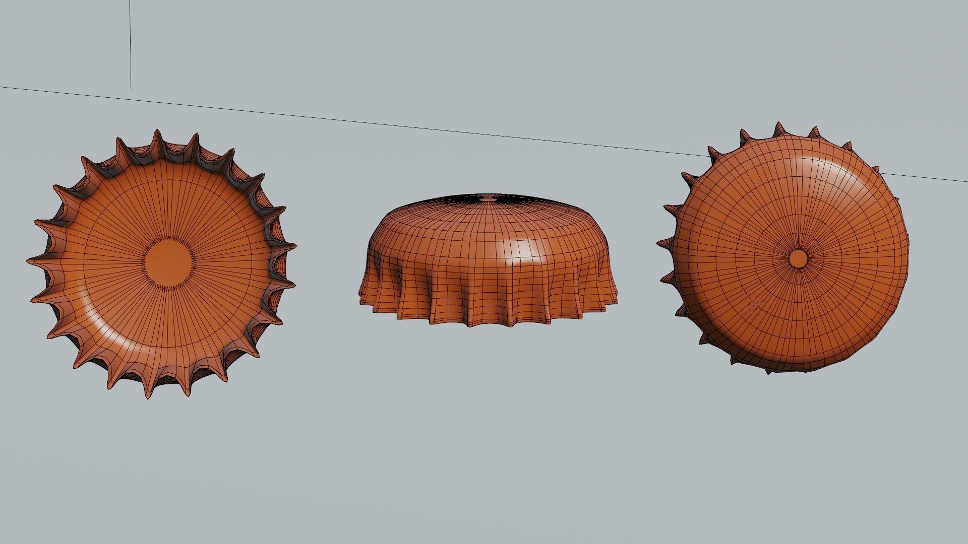 Glass beer bottle 1  3D model_18