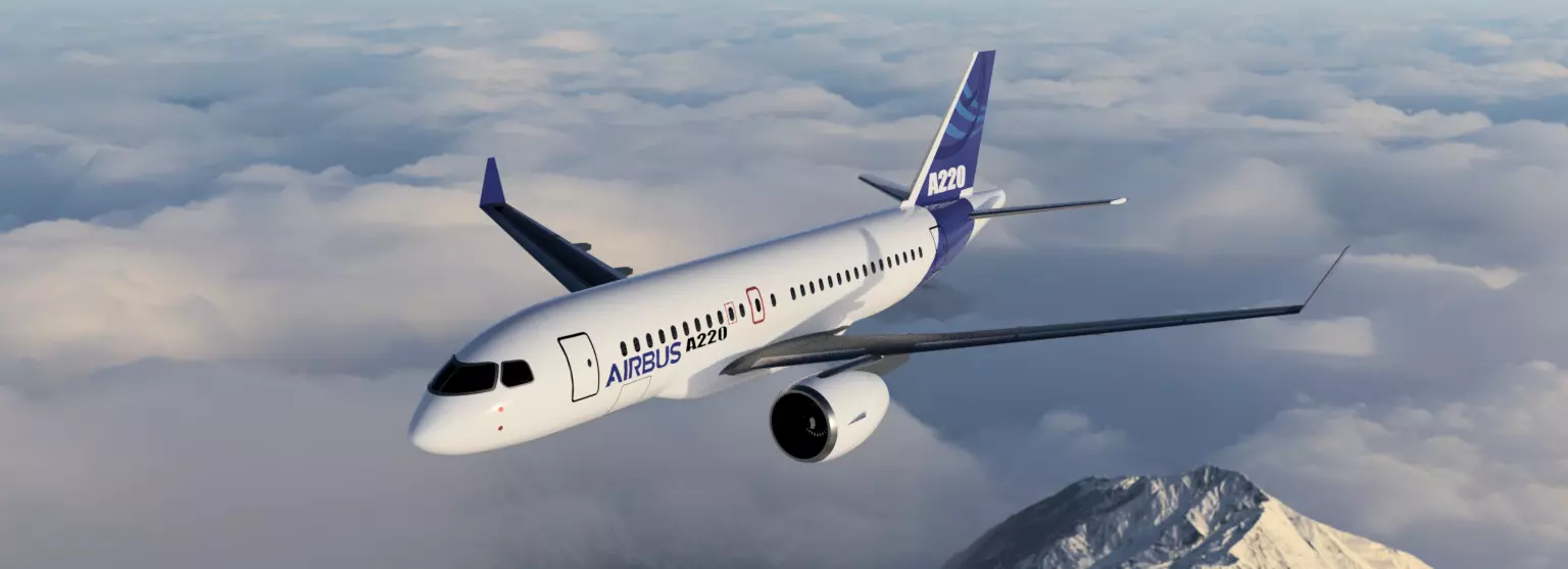 Airbus A220 3D print model