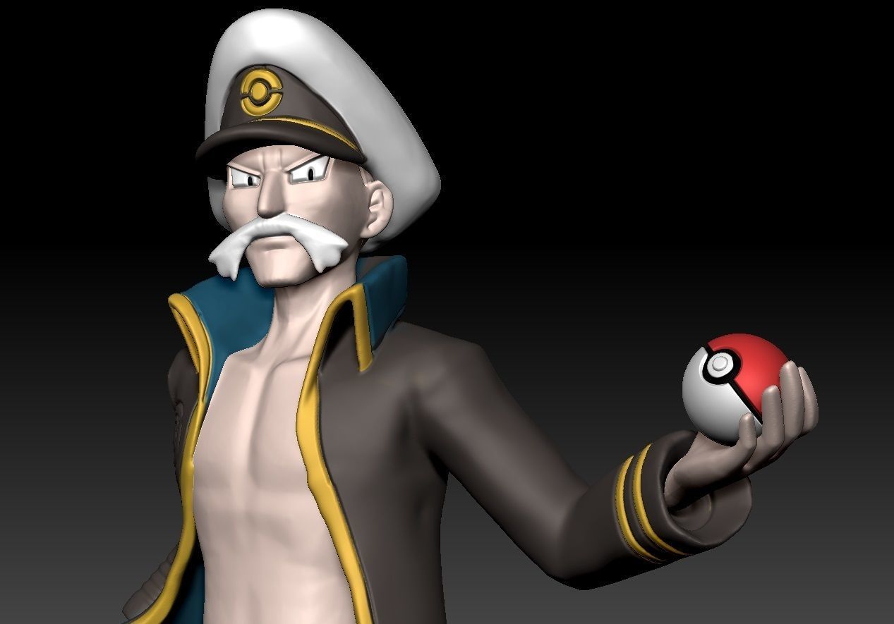 Pokemon Hoenn Elite Four Drake 3D print model_2