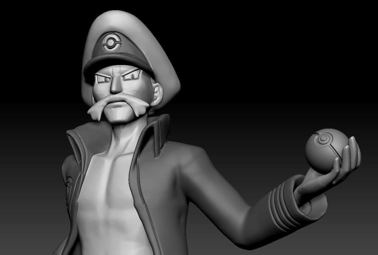 Pokemon Hoenn Elite Four Drake 3D print model_4