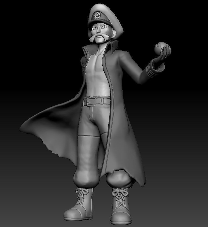 Pokemon Hoenn Elite Four Drake 3D print model_3