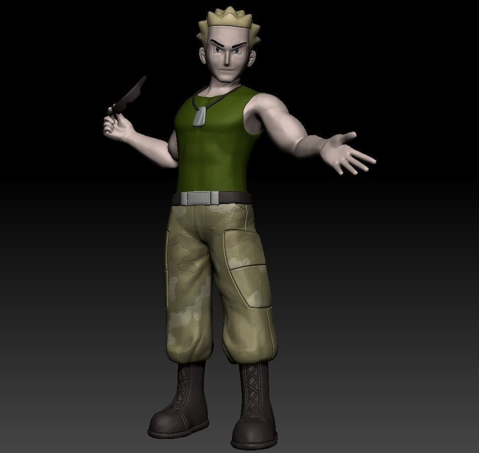 Pokemon Kanto Gym Leader LtSurge 3D print model_1