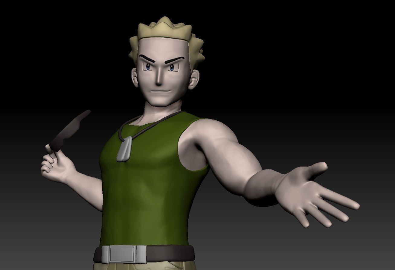 Pokemon Kanto Gym Leader LtSurge 3D print model_2