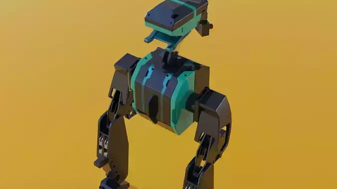 Robotic  heavy scifi mech hard surface 